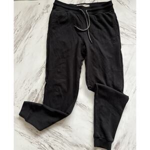 PAKA Alpaca‑Blend Joggers – Small Black Soft Sustainable Basic Loungewear Peru